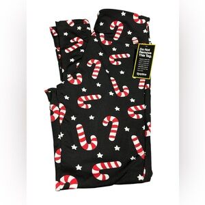 5 for $25 Tipsy Elves Women's Candy Cane Leggings Small